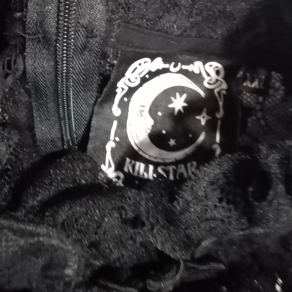 COPY - Killstar Lace Crop Top, Large - Picture 4 of 4